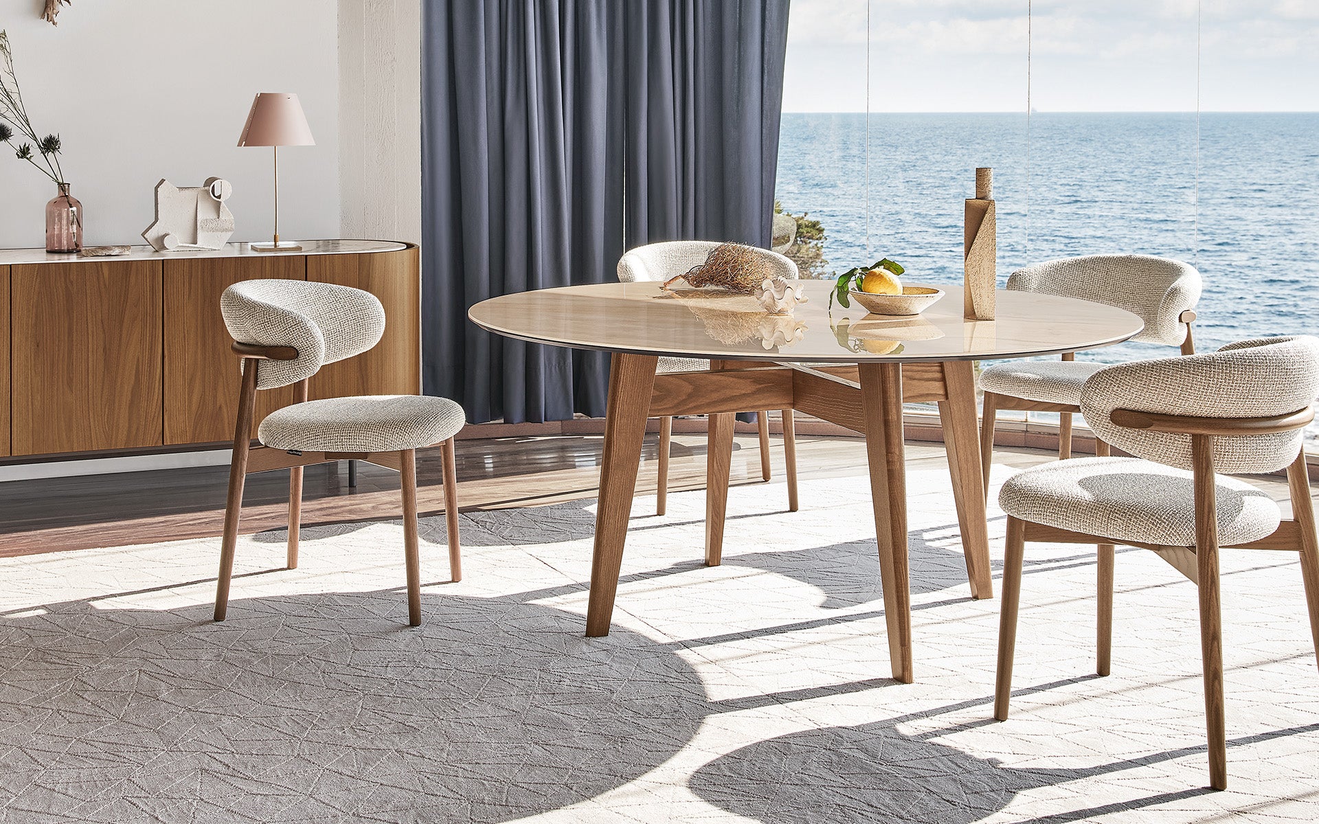 Abrey Round Dining Table