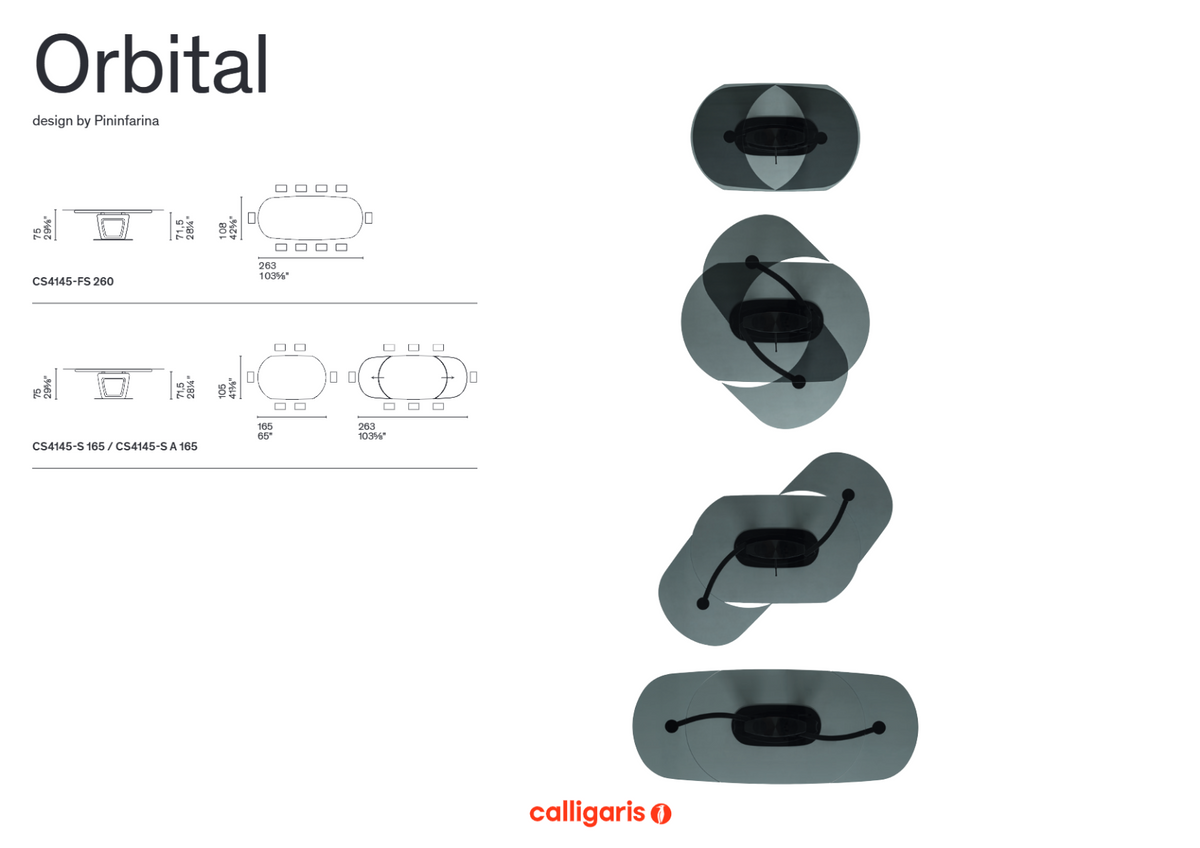 Orbital table specifications